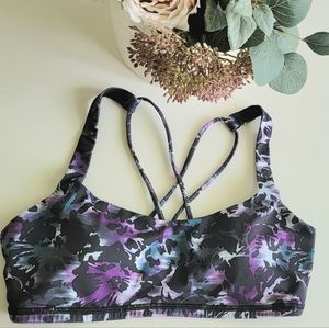 Lululemon Rare Free To Be Bra size 6 Floral